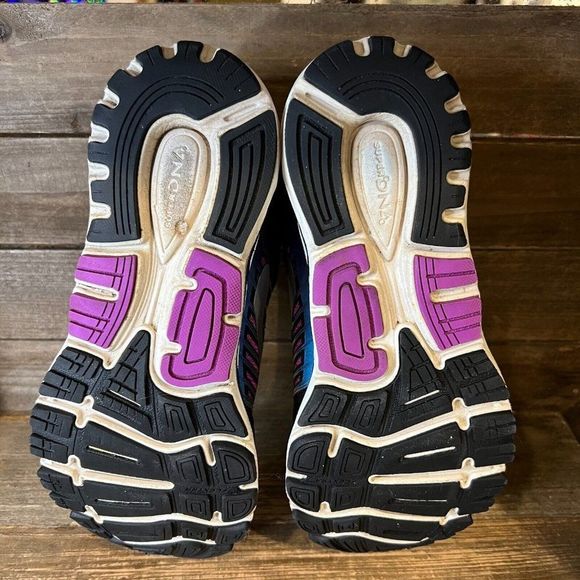 Womens Brooks‎ Transcend 5 Black Running Athletic Casual Shoes Sneakers Size 9 B - Picture 5 of 7